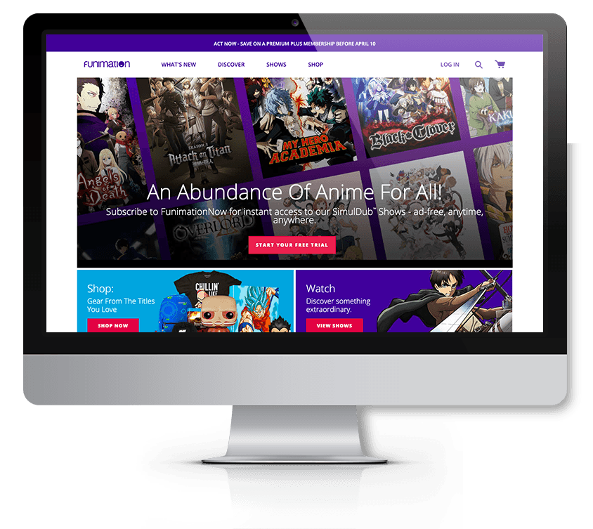 Funimation.com mockujps